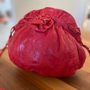 Vintage Viva of California Red Leather Purse